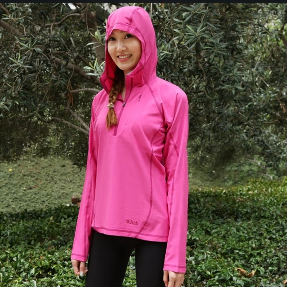 Rab Pink Aurora Pull On Lightweight Jacket S - Picture 1 of 9